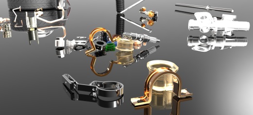 汽车电动助力转向系统 3D图纸参考资料设计素材STP格式文件机械缩略图
