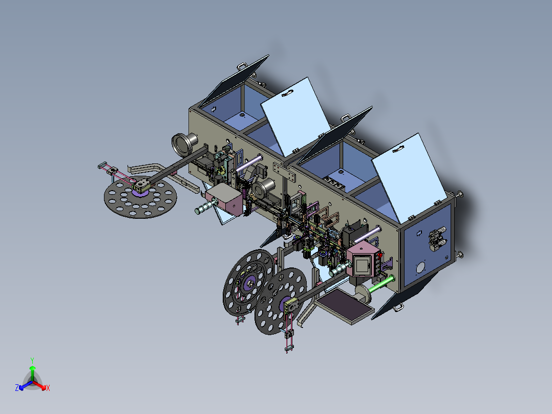 FPC-6PIN后锁式全自动机（自动装COVER焊片CCD检测）