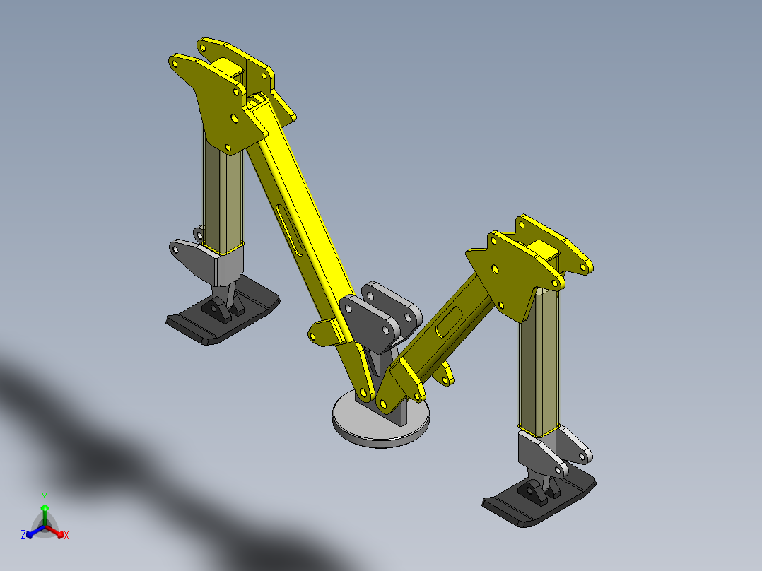 稳定器稳定支架（SW2016正等轴测图