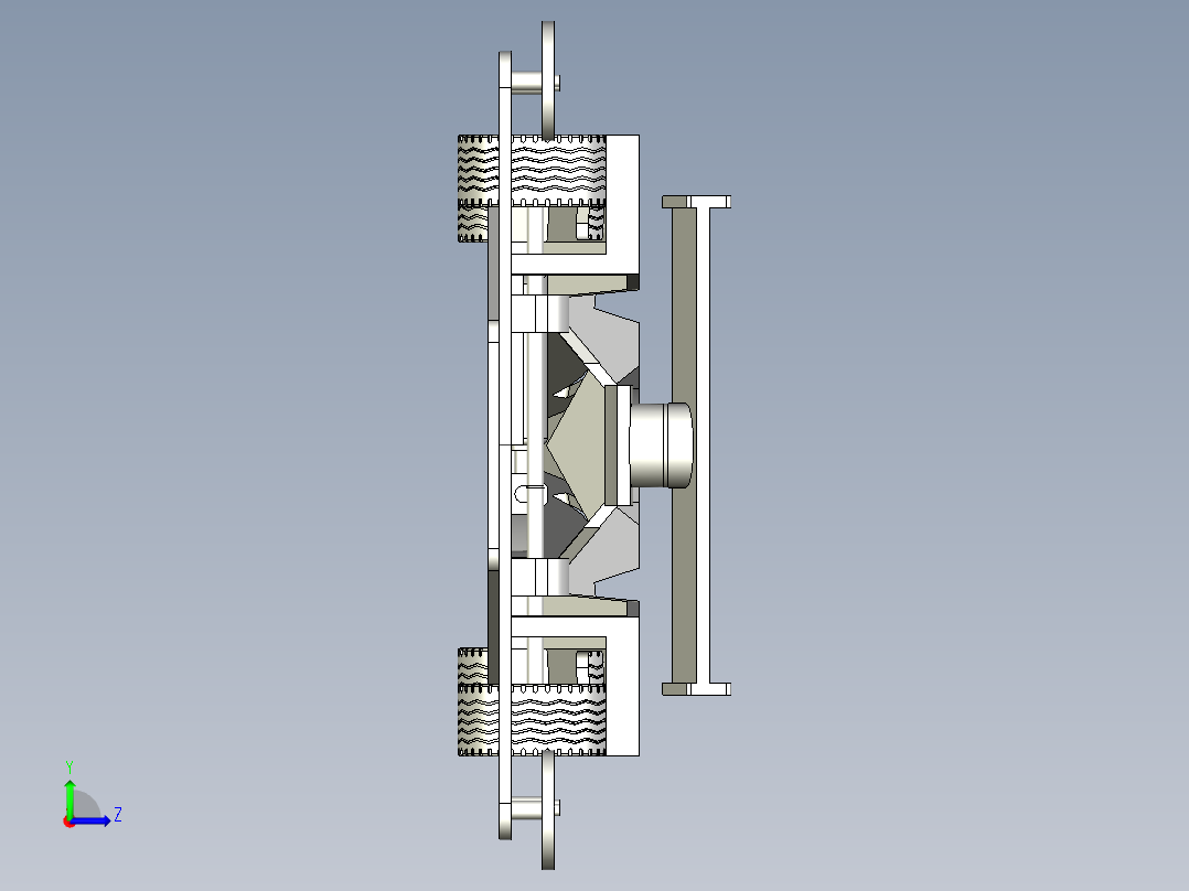 迷你四驱车左视图