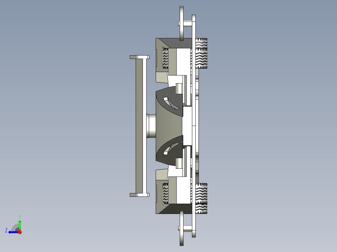 迷你四驱车右视图