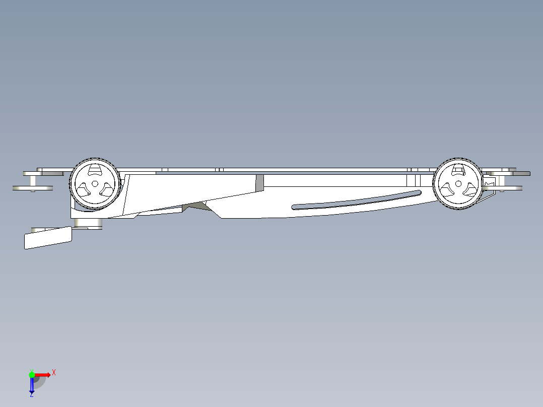 迷你四驱车俯视图