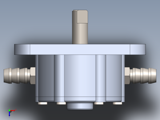齿轮油泵俯视缩略图