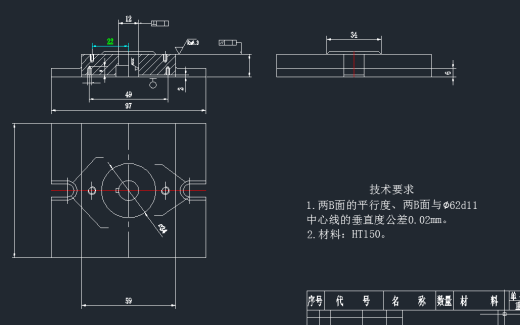 法兰盘零件的加工工艺，设计钻4-Φ7孔的钻床夹具缩略图
