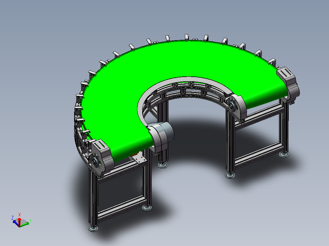 B109-新型皮带转弯机