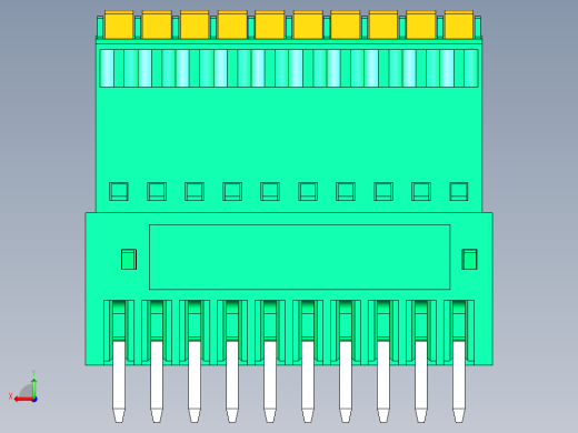 DEGSON 15EDG 系列 2.5mm 接线端子包-15EDGVC+KD-2.5-10P-14-00AH后视缩略图