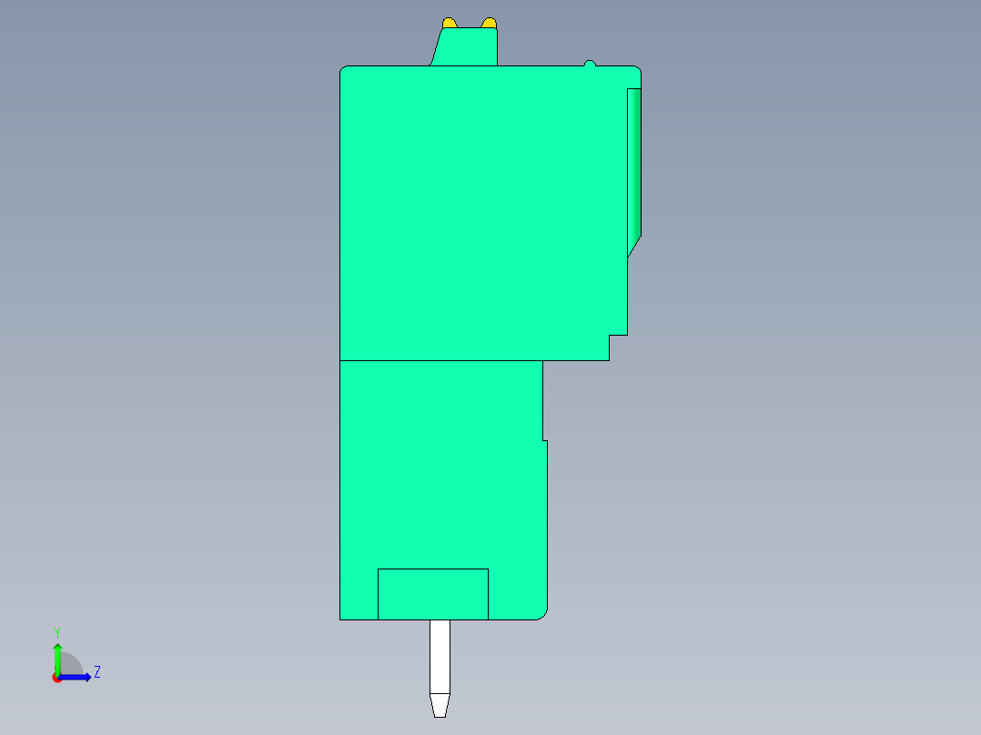 DEGSON 15EDG 系列 2.5mm 接线端子包-15EDGVC+KD-2.5-10P-14-00AH左视图