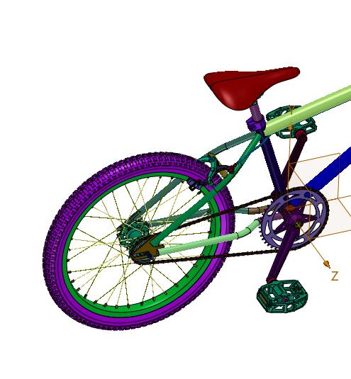 表演小轮极限运动自行车