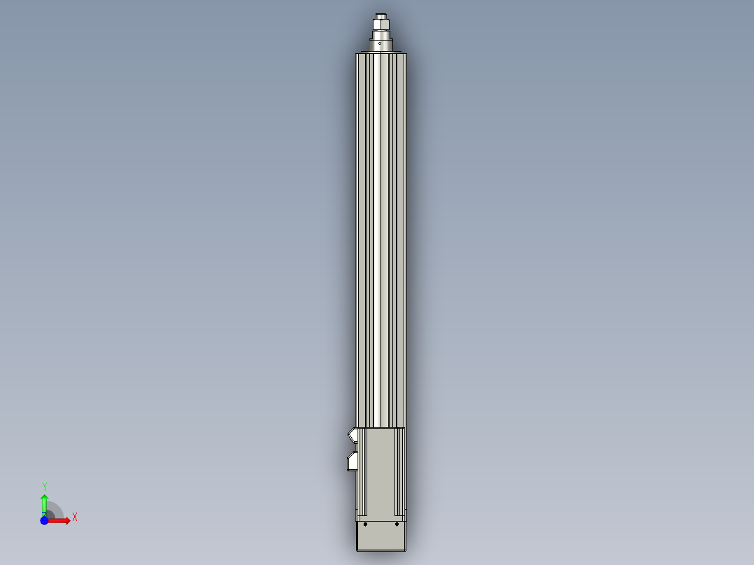 12VZ电动缸-VZ6-S450-BD前视图