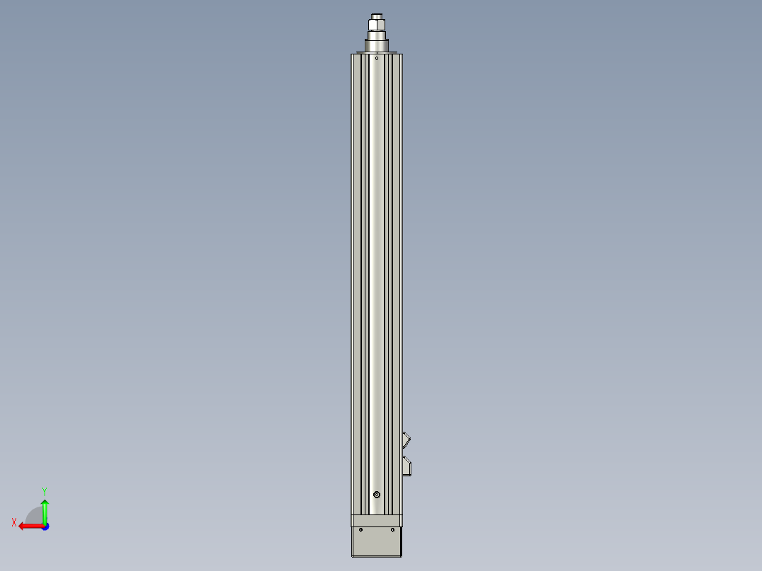 12VZ电动缸-VZ6-S450-BD后视图