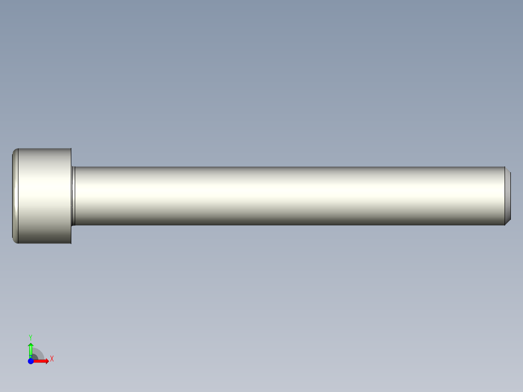 螺钉-DIN_912-M8x60.stp前视图