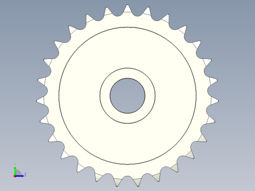 链轮-Sprocket_27-42-7--Y__1.8_.stp左视缩略图