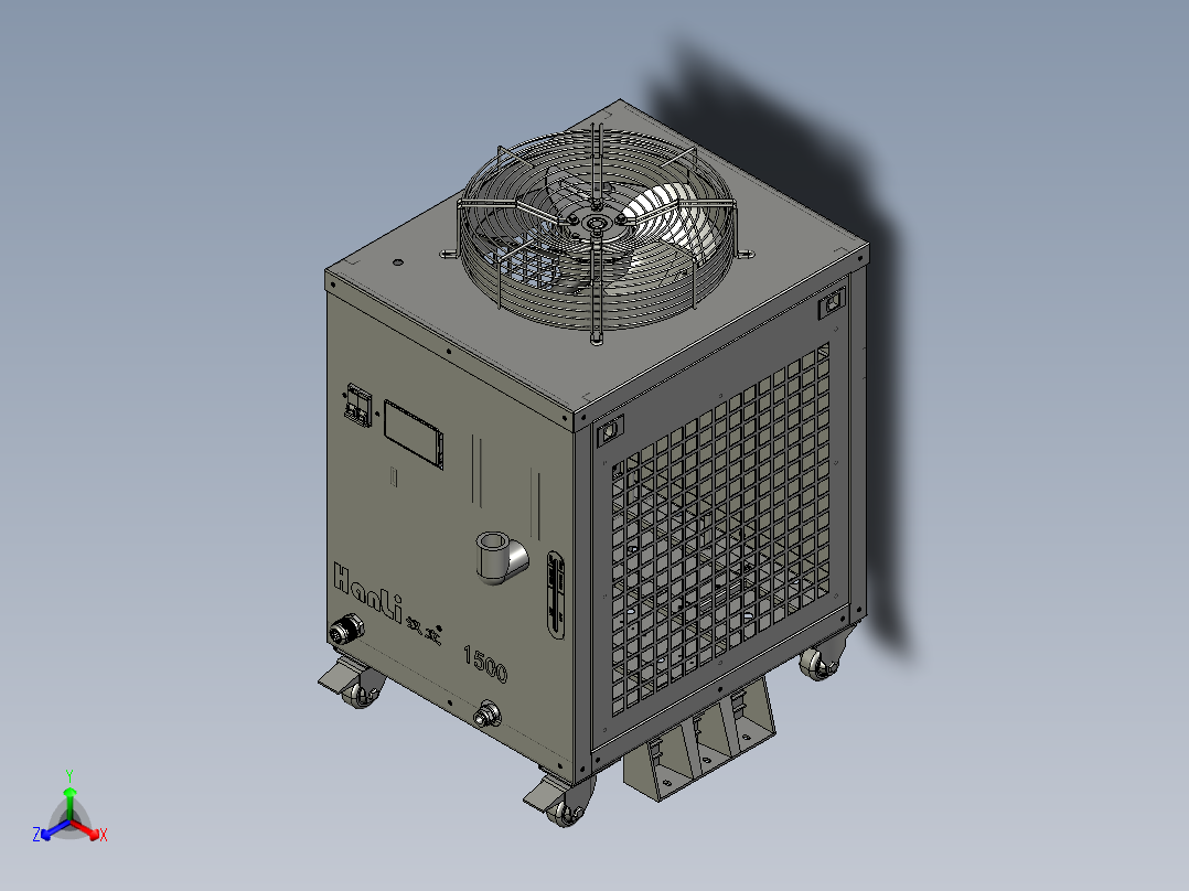 激光冷水机模型