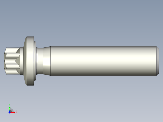 六角螺钉-Hexalobular_screw-M12-50-44-13-20-11.stp前视缩略图