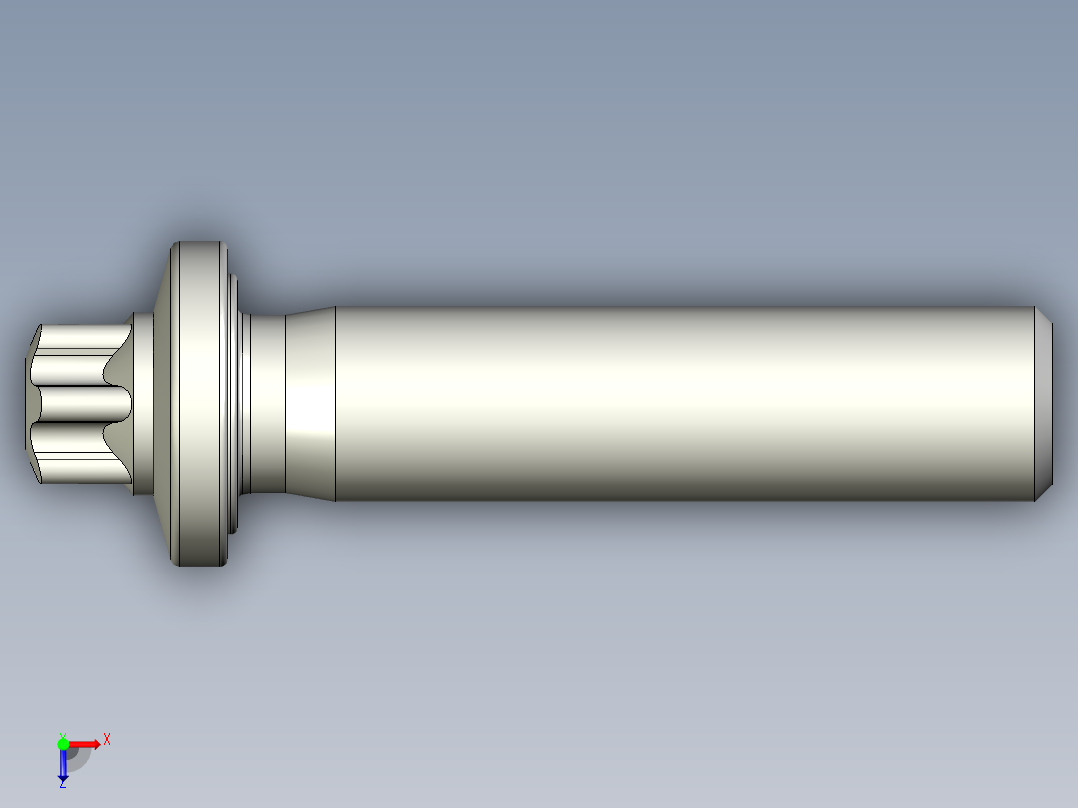 六角螺钉-Hexalobular_screw-M12-50-44-13-20-11.stp俯视图