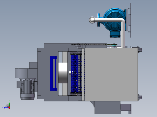 半自动洗碗机设计含三维二维说明书右视缩略图