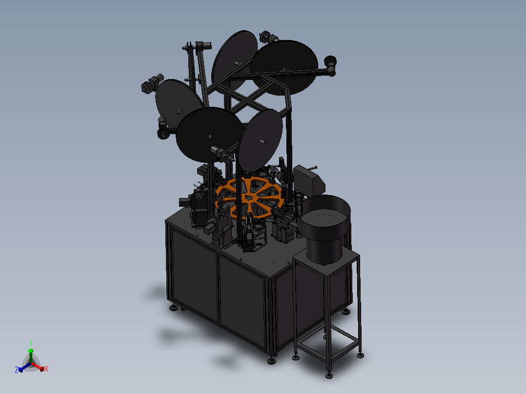 转盘式连接器自动插端子机