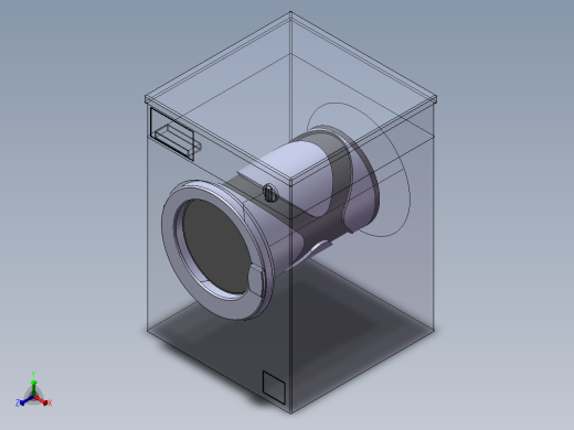 洗衣机正等轴测缩略图