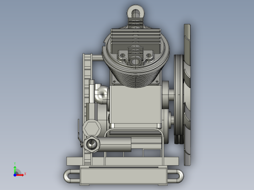 矿用压缩机 BT-4（三角带）--stp前视缩略图
