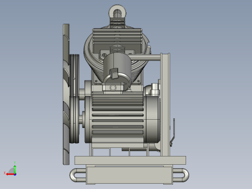 矿用压缩机 BT-4（三角带）--stp后视缩略图