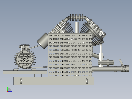 矿用压缩机 BT-4（三角带）--stp左视缩略图