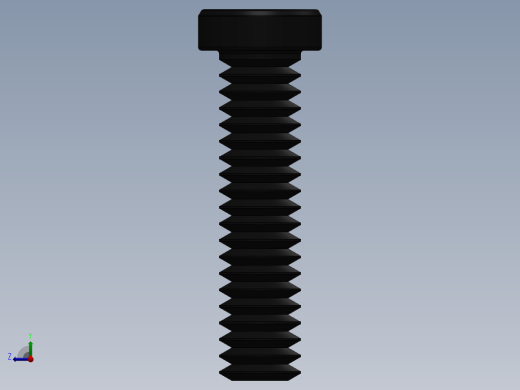 紧固件-0.2500 Button Screw右视缩略图