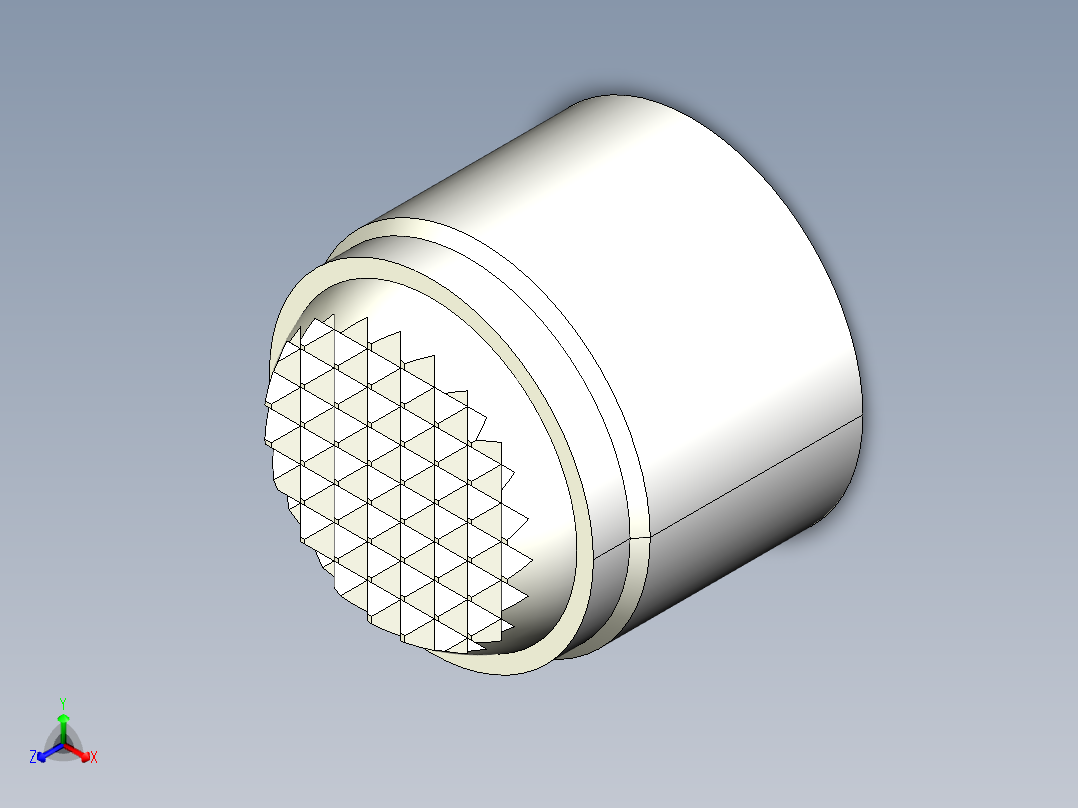 定位配件2273(C)-3D多系列多零件图纸模型主视图