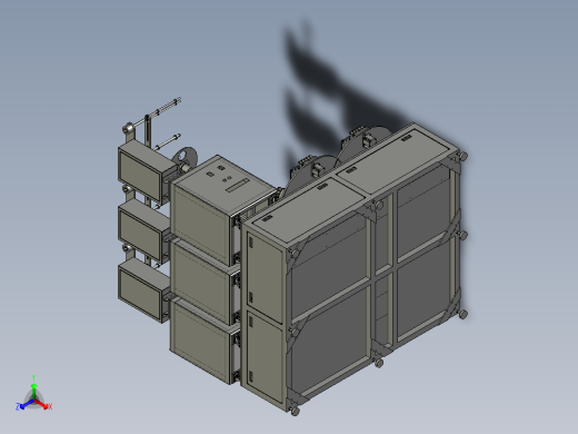 锂电池检测装备正等轴测缩略图