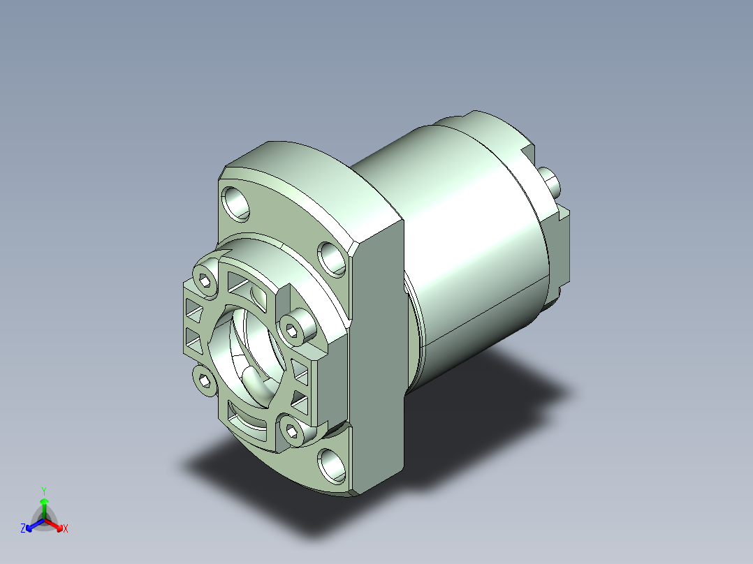 【1361】雅马哈四轴机器人UG设计