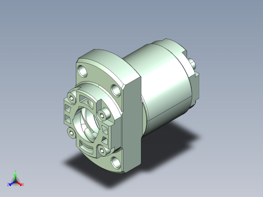 【1361】雅马哈四轴机器人UG设计