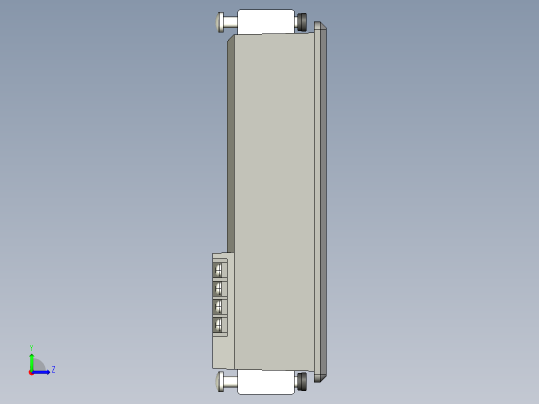 基恩士VT3-V8_kc图纸模型左视图