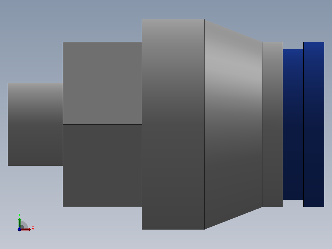 Ø6 x M6 - CONEXÃO RETA (C02250606)前视图
