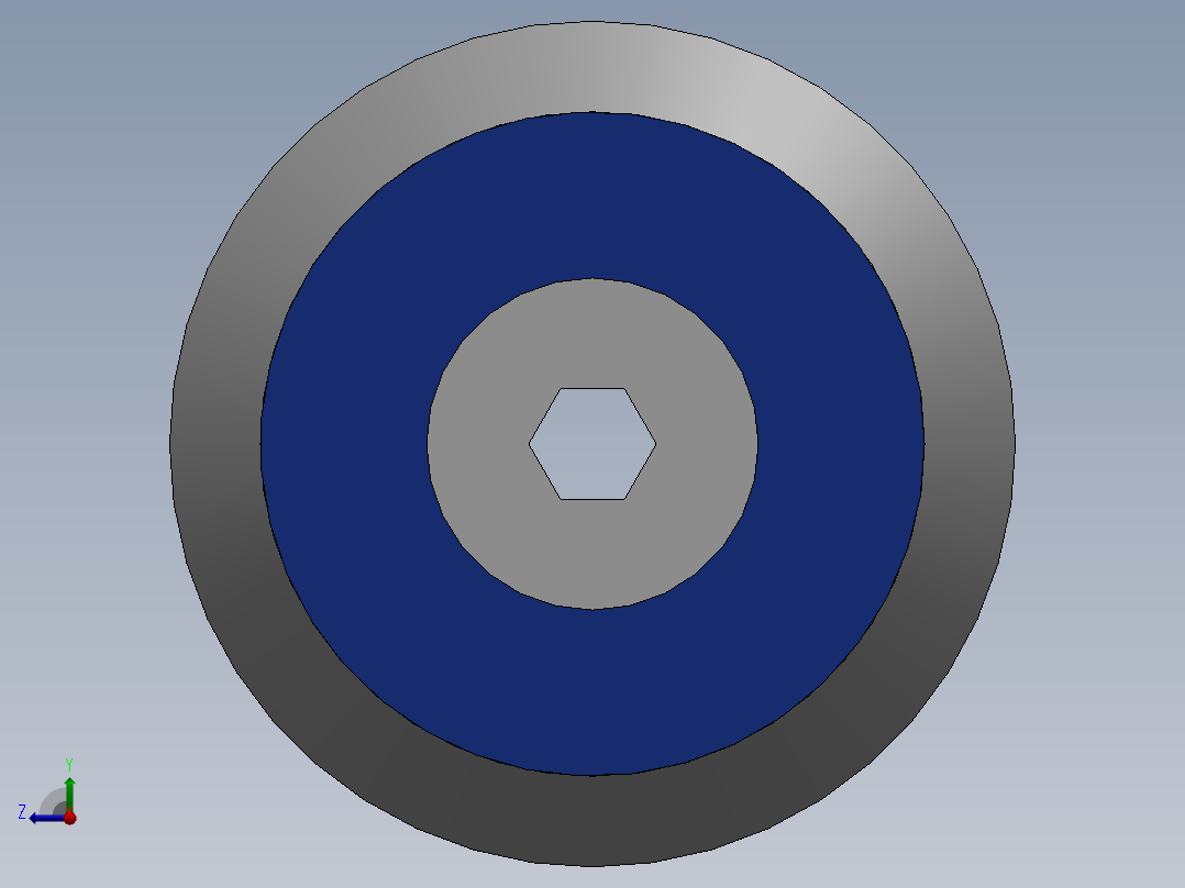 Ø6 x M6 - CONEXÃO RETA (C02250606)右视图
