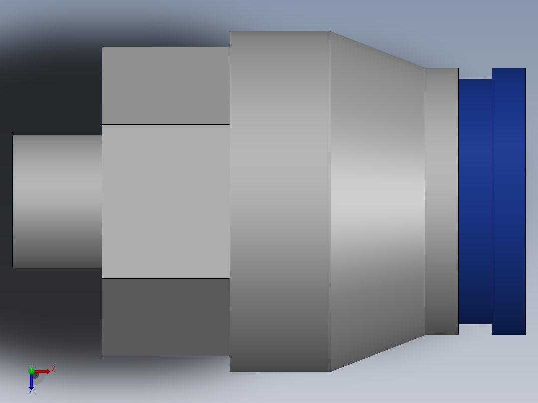 Ø6 x M6 - CONEXÃO RETA (C02250606)俯视图