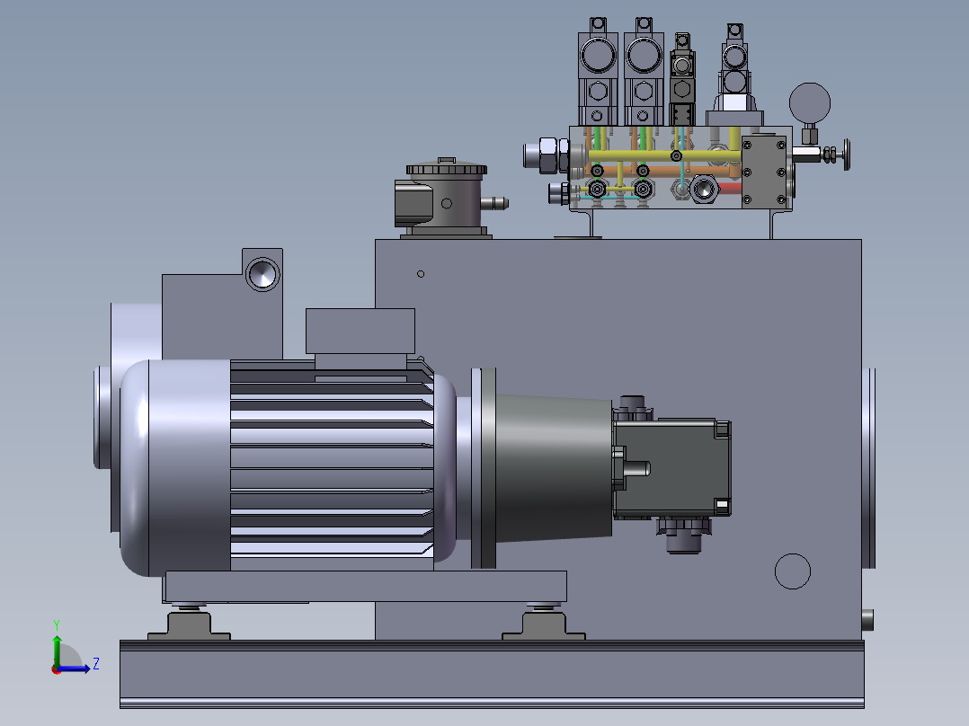 上料机械手液压站