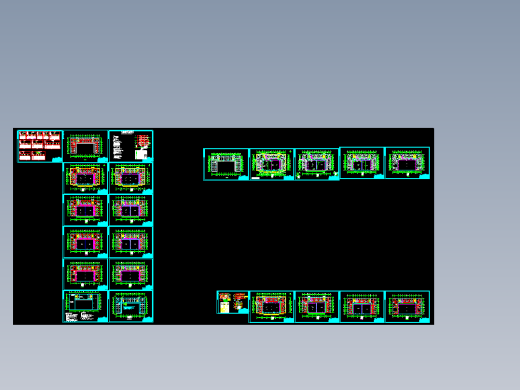 陕西某综合楼电气照明设计图纸