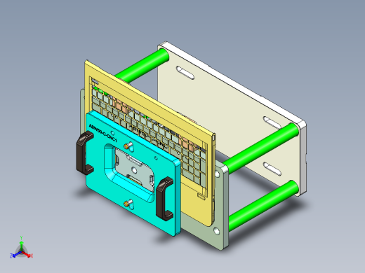 COCO-C-CNC1笔记本CNC工装夹具三维模型-1203正等轴测缩略图