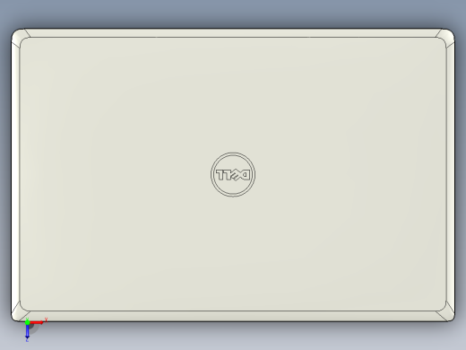 CNC6笔记本CNC工装夹具三维模型俯视缩略图