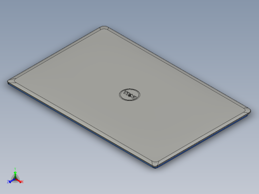 CNC6笔记本CNC工装夹具三维模型正等轴测缩略图