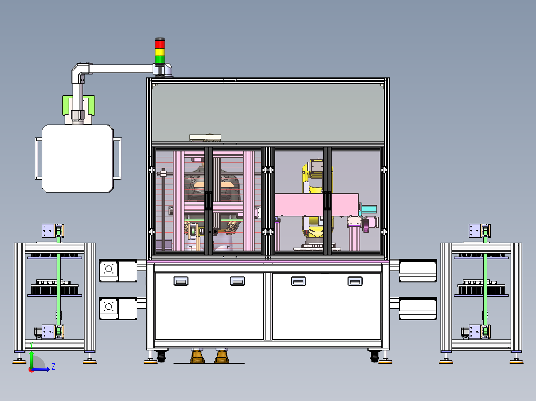 IGBT散热器组装设备sw17可编辑左视图
