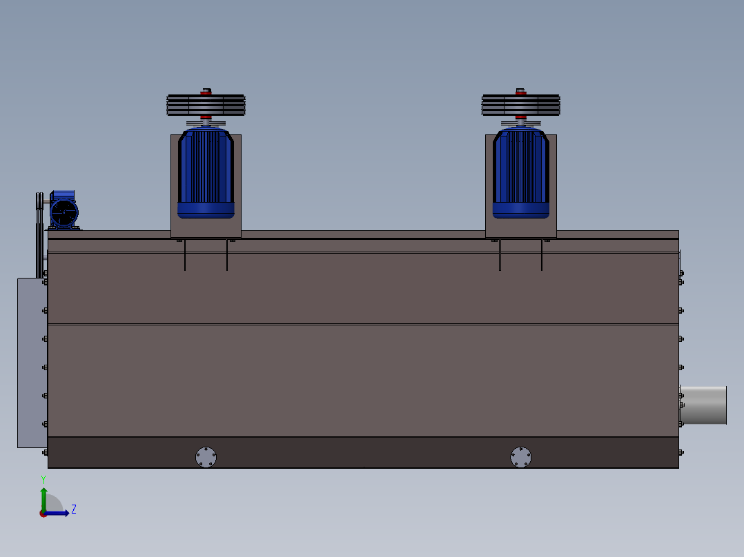 浮选机sw11左视图