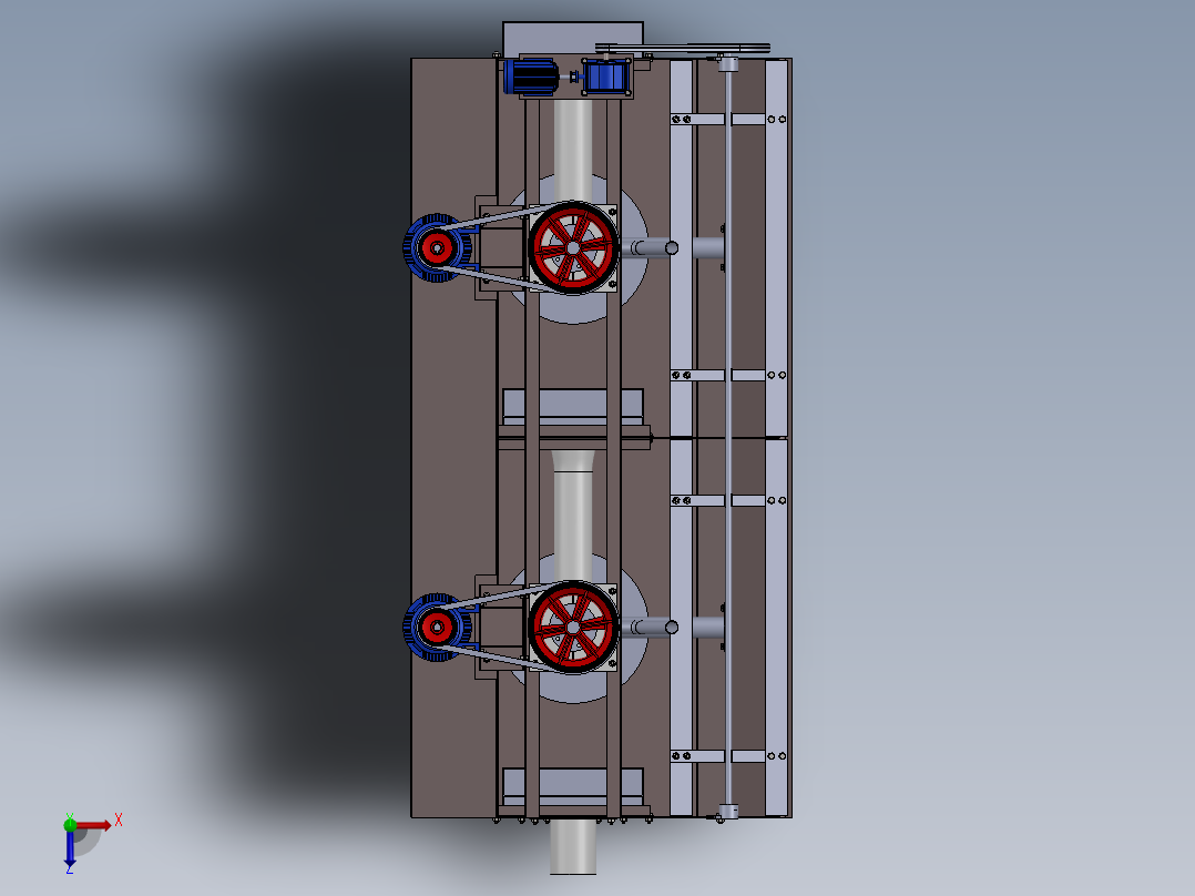 浮选机sw11俯视图