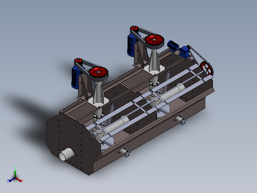 浮选机sw11正等轴测图