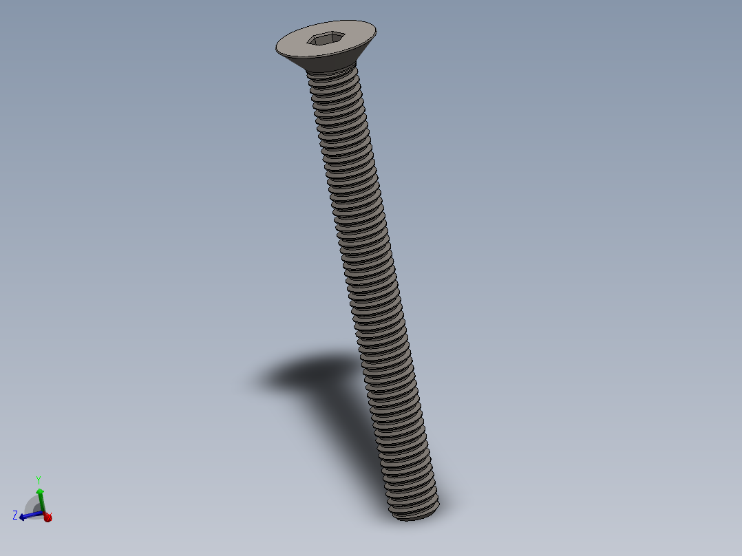 Screw_ISO_10642_M5x50_A2.SLDPRT主视图