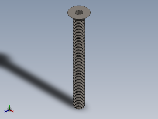 Screw_ISO_10642_M5x50_A2.SLDPRT正等轴测缩略图