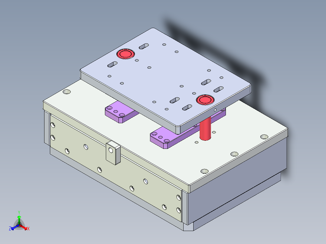 铁料塑件冲切模具