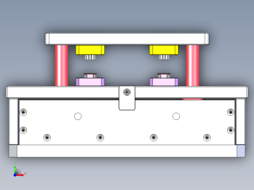 铁料塑件冲切模具前视缩略图