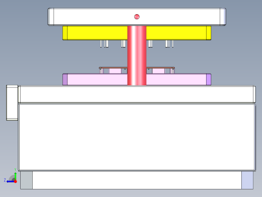 铁料塑件冲切模具右视缩略图