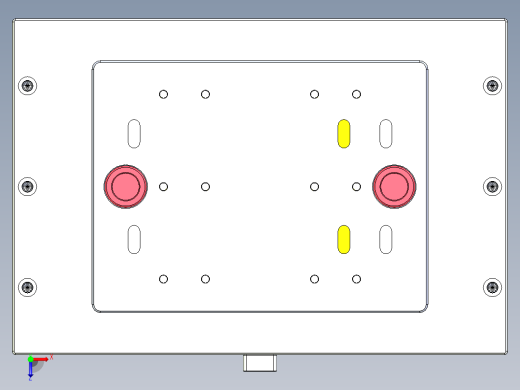铁料塑件冲切模具俯视缩略图