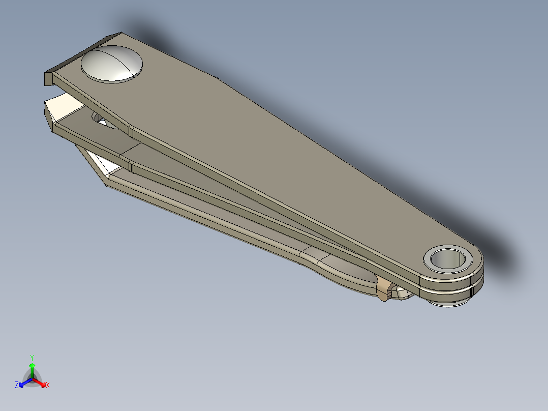 指甲刀、指甲剪(6)正等轴测图